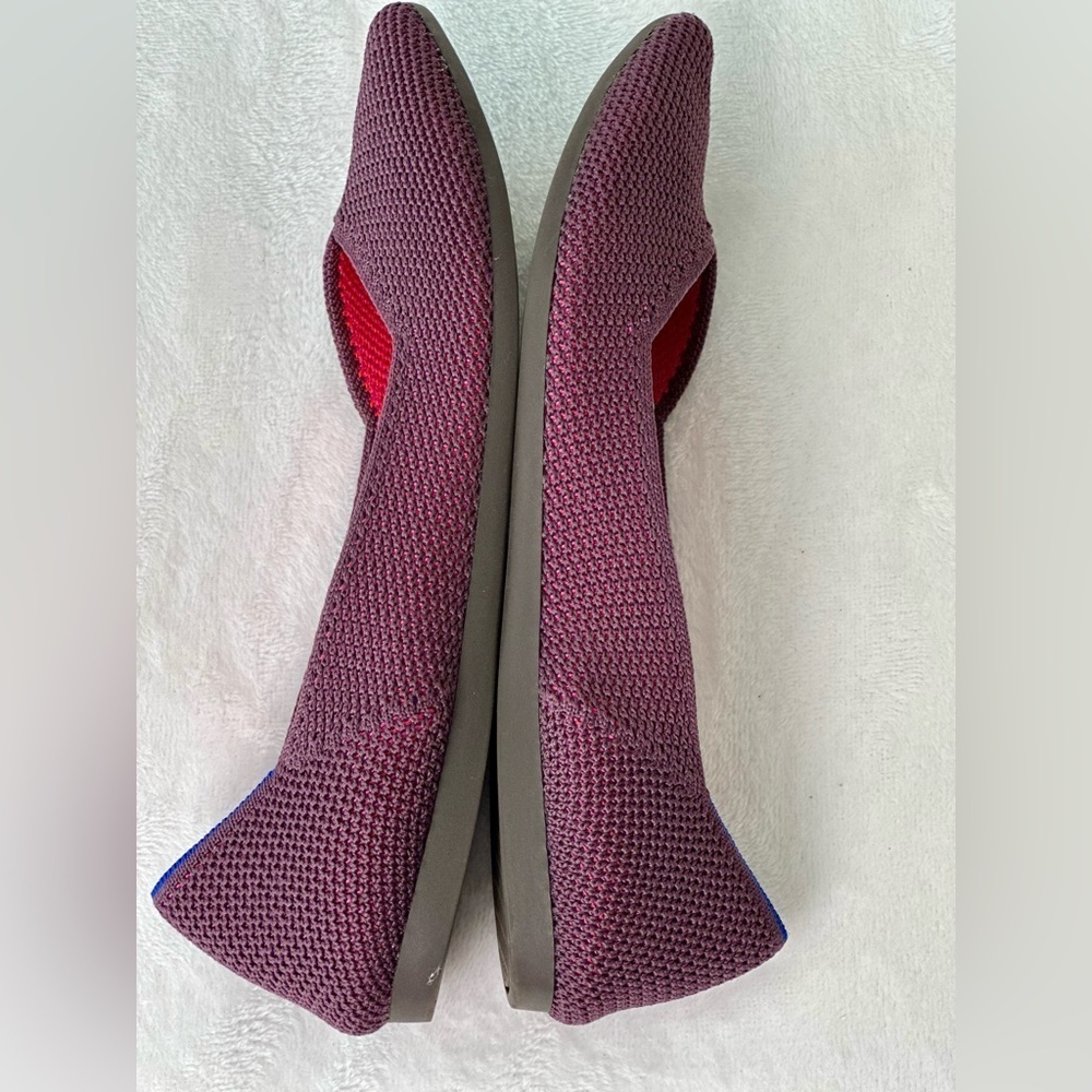 Rothy’s The Point In Retired Berry Lattice Color Size 6.5 - Picture 5 of 9